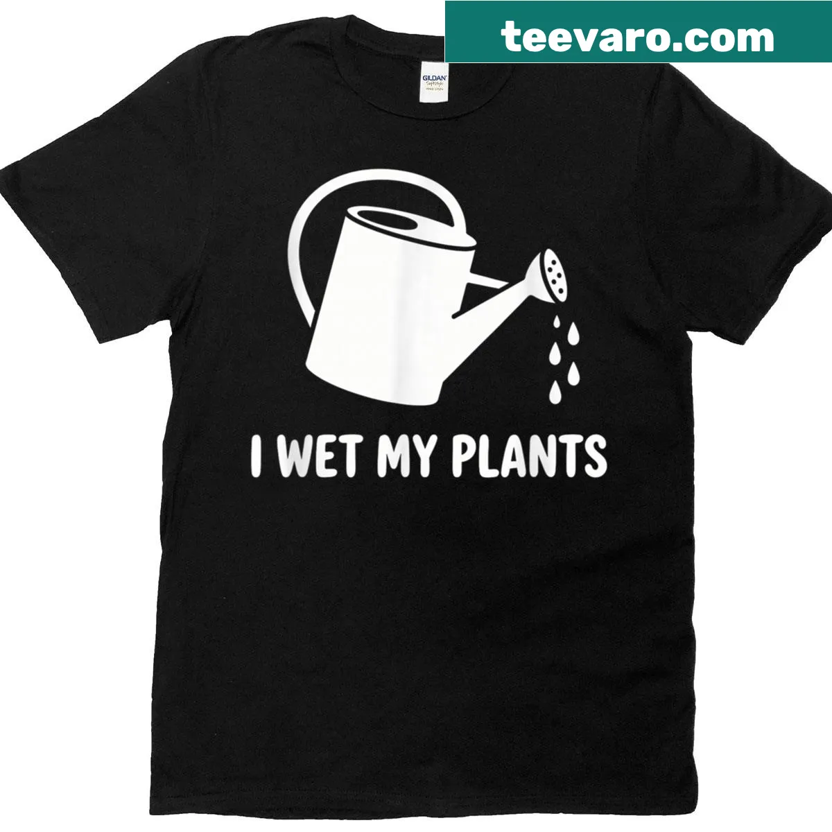 Funny gardening t-shirt with humorous phrase — on a men's t-shirt