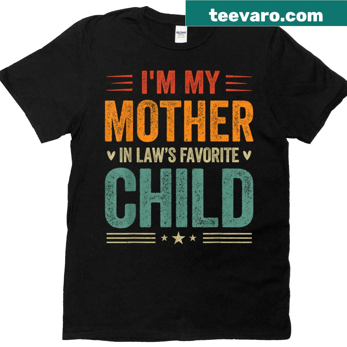 T-shirt humorously declaring favorite child-in-law status — on a men's t-shirt
