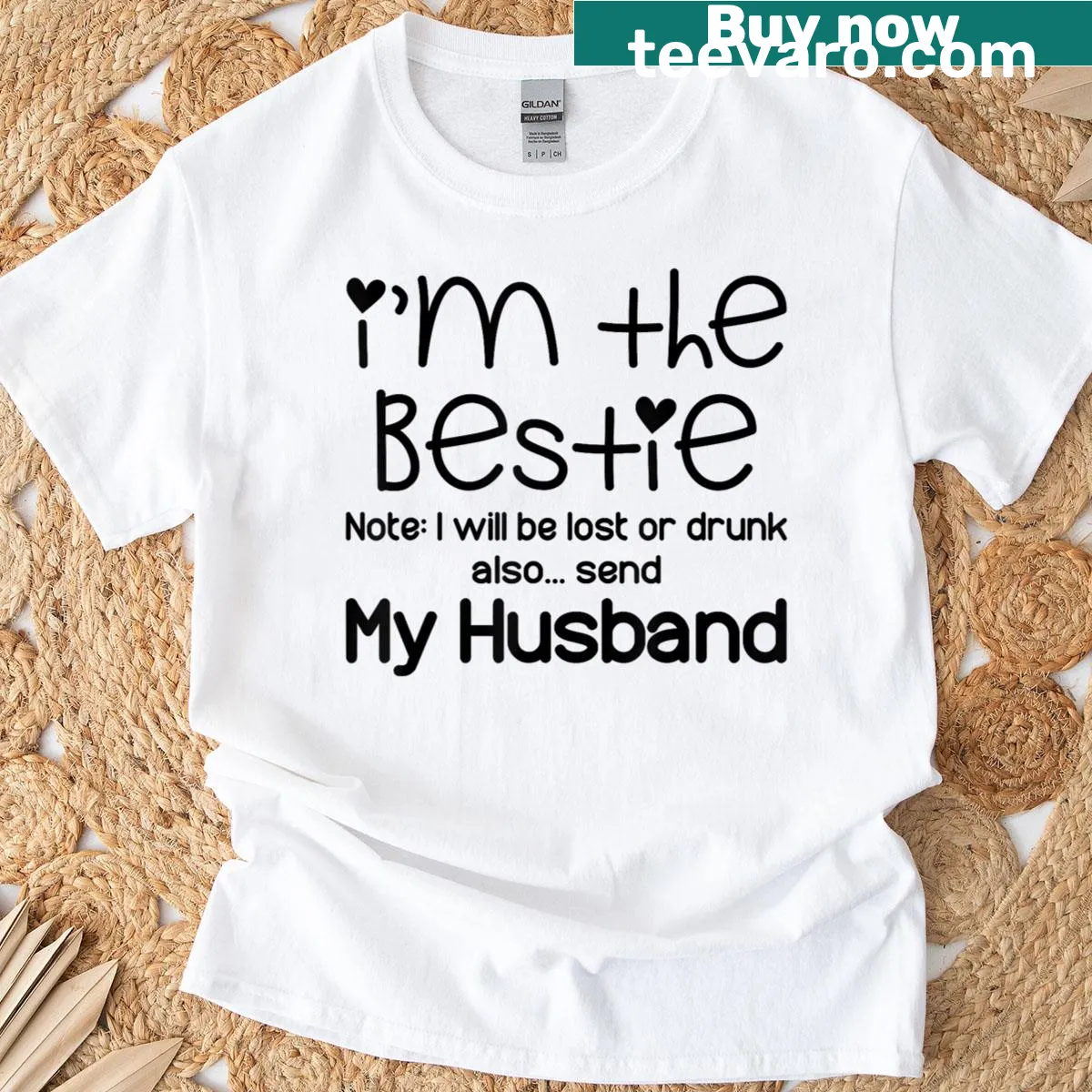Funny T-shirt about friendship and adventures — on a men's t-shirt
