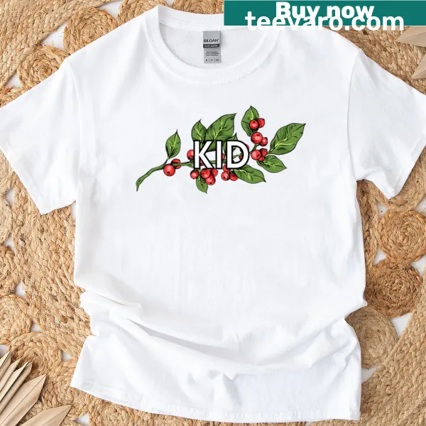 Cute Christmas-themed T-shirt for kids with festive design
