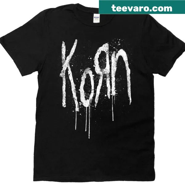 Korn band logo graphic T-shirt