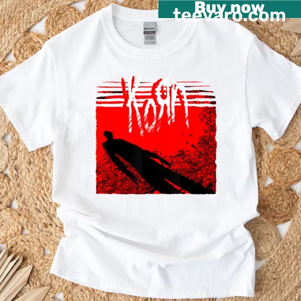 Korn T-shirt with a bold graphic of a shadowy figure