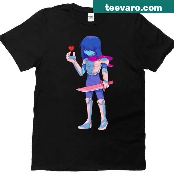 T-shirt featuring Kris from Deltarune game