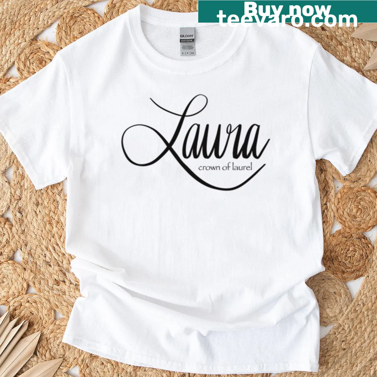 T-shirt featuring abstract typography with meaningful text — on a men's t-shirt