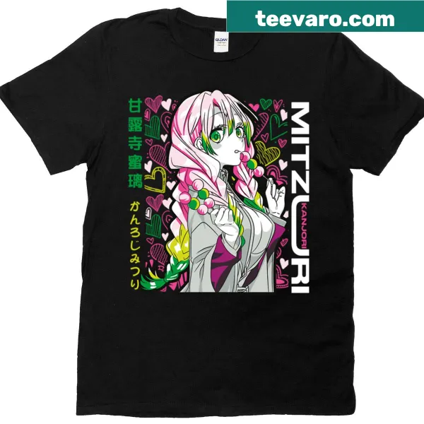 Bold text Love Slayer graphic on t-shirt