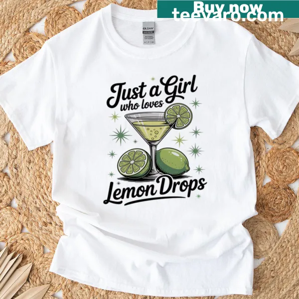 Funny T-shirt featuring cocktail drink text and graphic