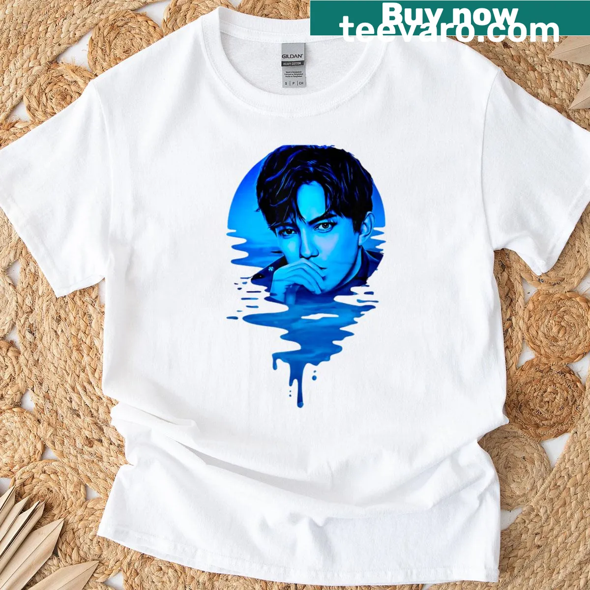 Art-inspired tee honoring Dimash with a heartfelt design — on a men's t-shirt