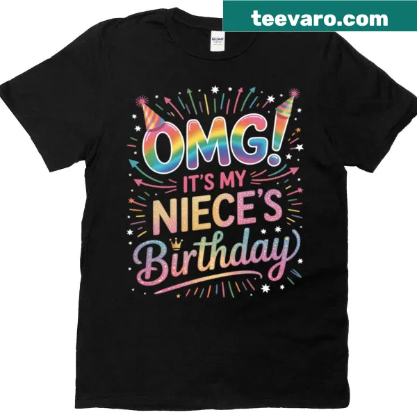 Funny birthday t-shirt for uncles and aunts celebrating a niece's birthday