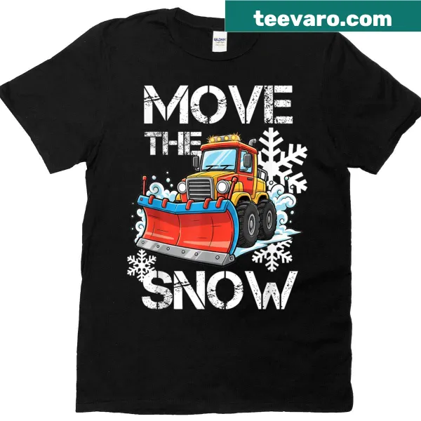 T-shirt featuring Snow Force Unit graphic for plow drivers