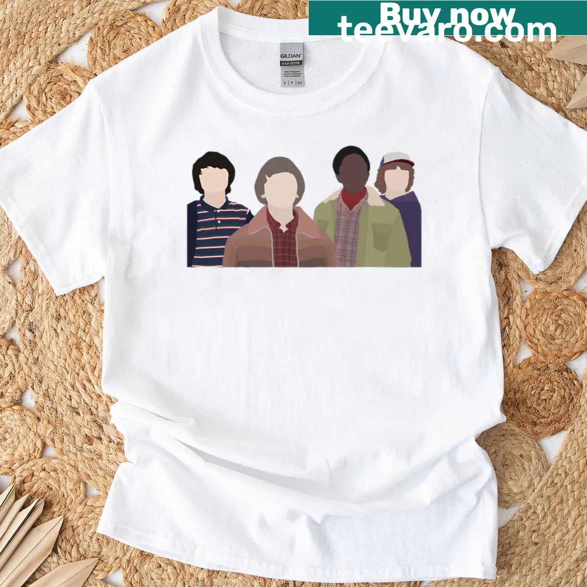 Casual t-shirt celebrating friendship among 'the boys' — on a men's t-shirt