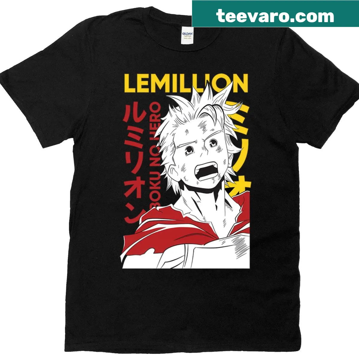 Inspirational t-shirt featuring a bright-spirit fighter portrait graphic — on a men's t-shirt