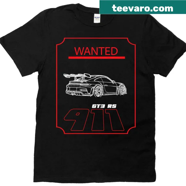 Vintage meme-inspired T-shirt featuring GT3 RS track car
