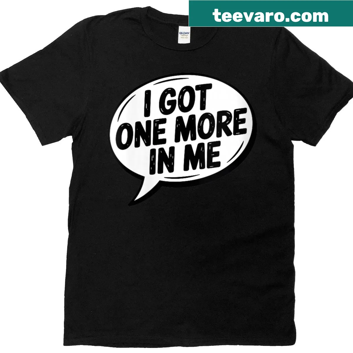 Comic quote T-shirt for women with humorous saying about perseverance — on a men's t-shirt