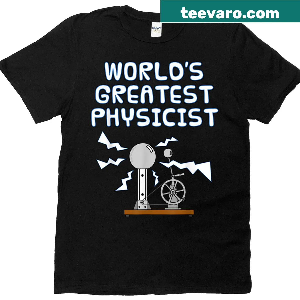 World's Greatest Physicist t-shirt for science lovers — on a men's t-shirt