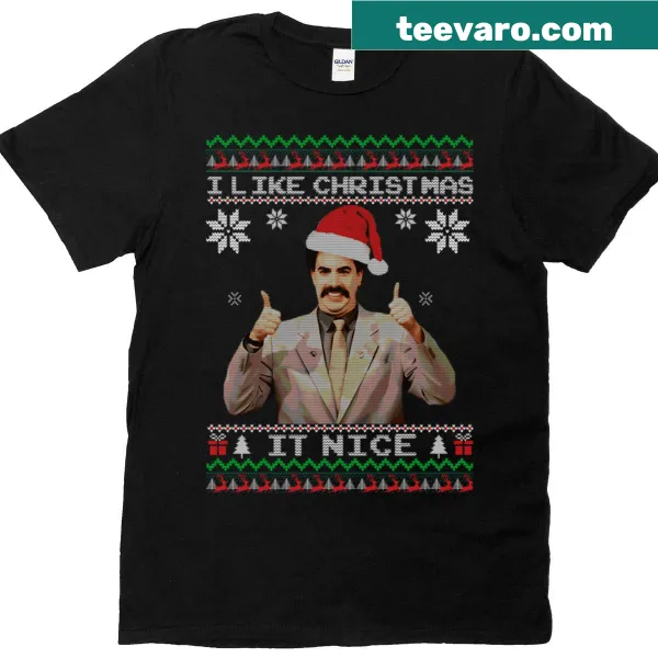 Funny Borat Christmas-themed T-shirt