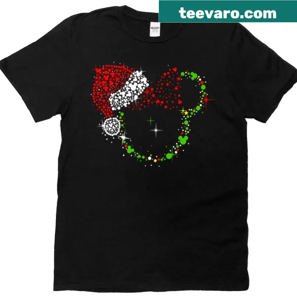 Minnie Mouse Christmas illustration on premium T-shirt