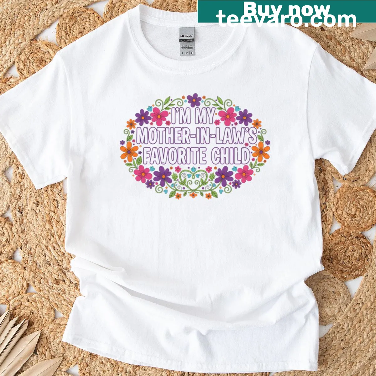 Funny Santa design for cool mother in law T-shirt — on a men's t-shirt