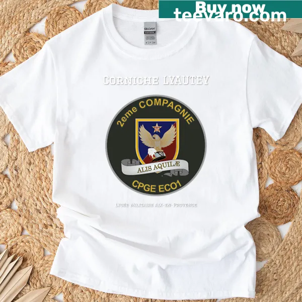 Corniche Lyautey 2025 travel-themed graphic on t-shirt