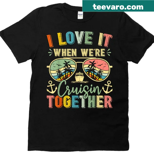 Family matching T-shirt with 'Cruise Squad 2026' text