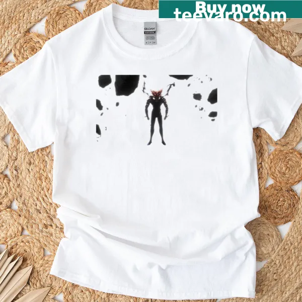 Silhouette t-shirt of Garou from One Punch Man
