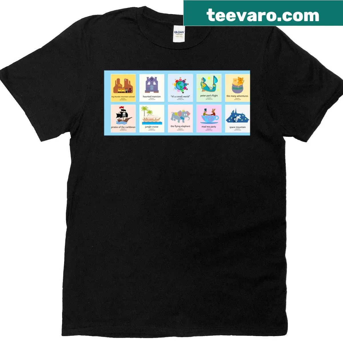 Minimalist T-shirt with abstract typography design — on a men's t-shirt
