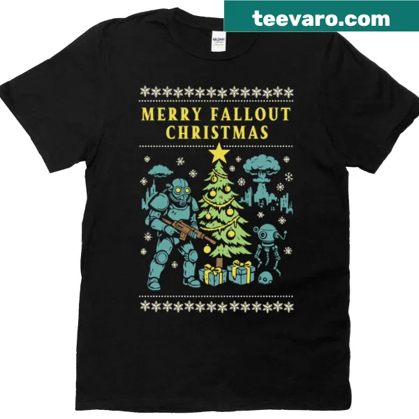 Whimsical video game-themed T-shirt for Christmas