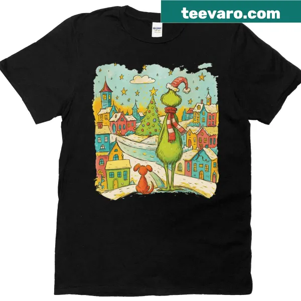 Vintage Grinch-themed T-shirt with a humorous design