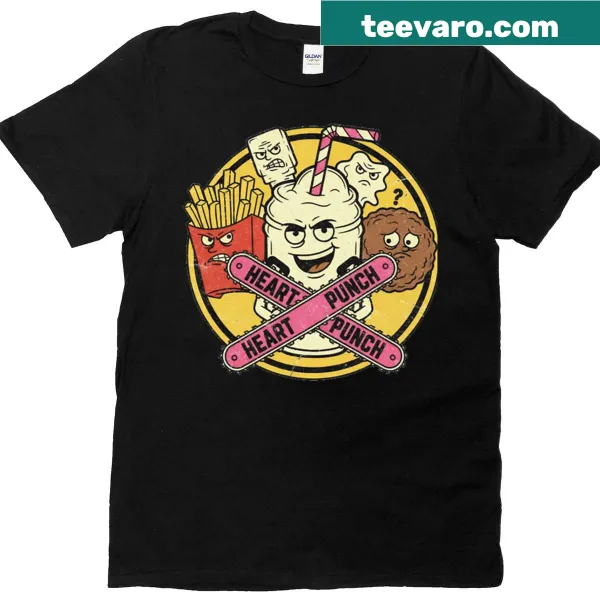 Retro Aqua Teen Hunger Force T-shirt featuring show characters