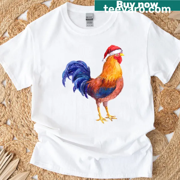 Festive rooster design for Christmas season