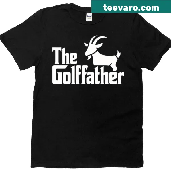 Cartoon design of a goat with The Goatfather text