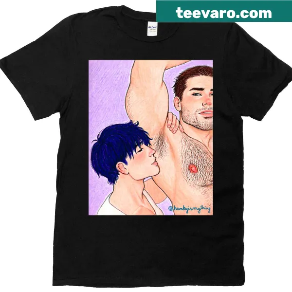 Funny Thanksgiving graphic with the phrase 'Underarm Adoration' on a T-shirt.