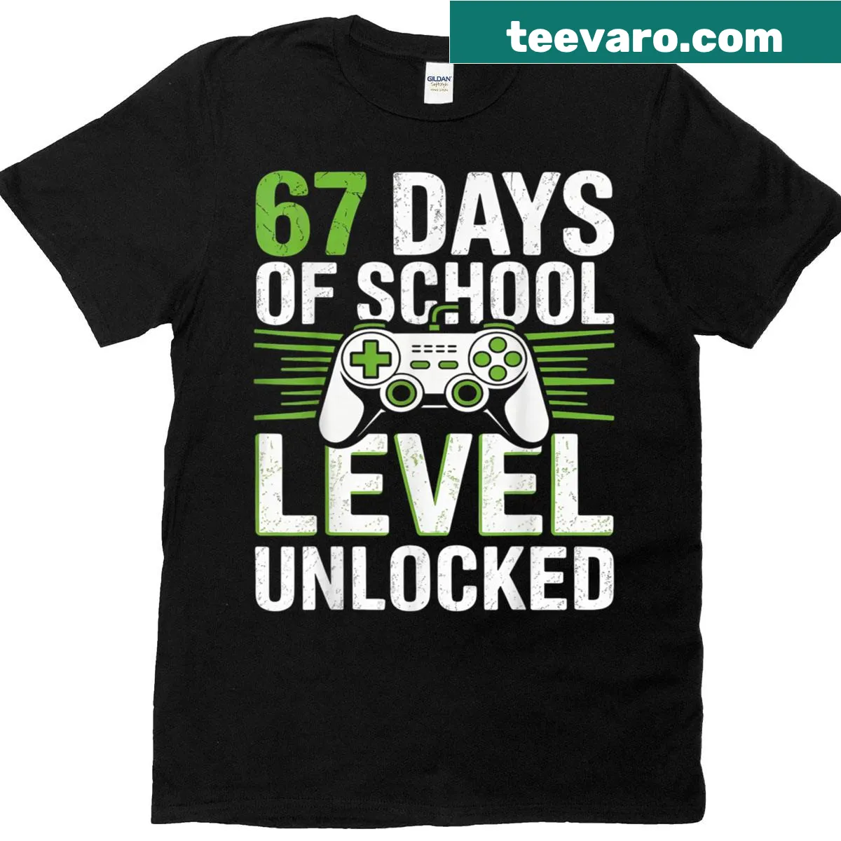 Teacher T-shirt celebrating the 67th day of school — on a men's t-shirt