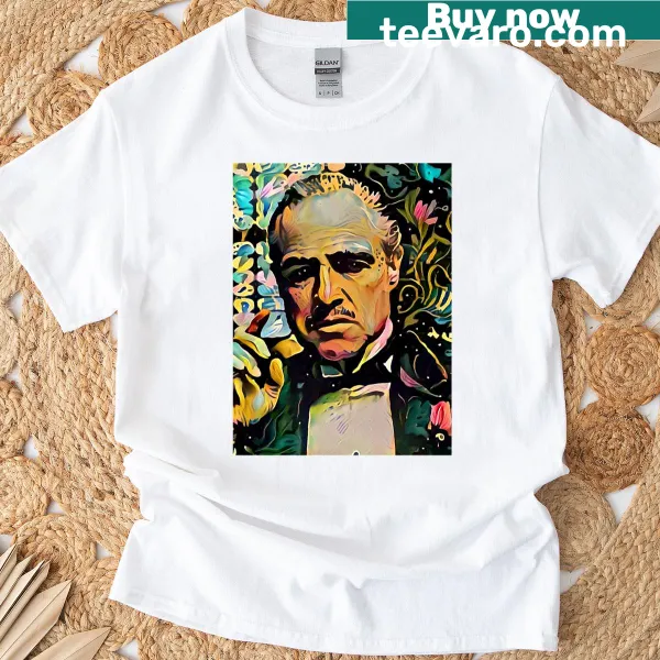 Typographic design T-shirt reflecting abstract concept of God Father