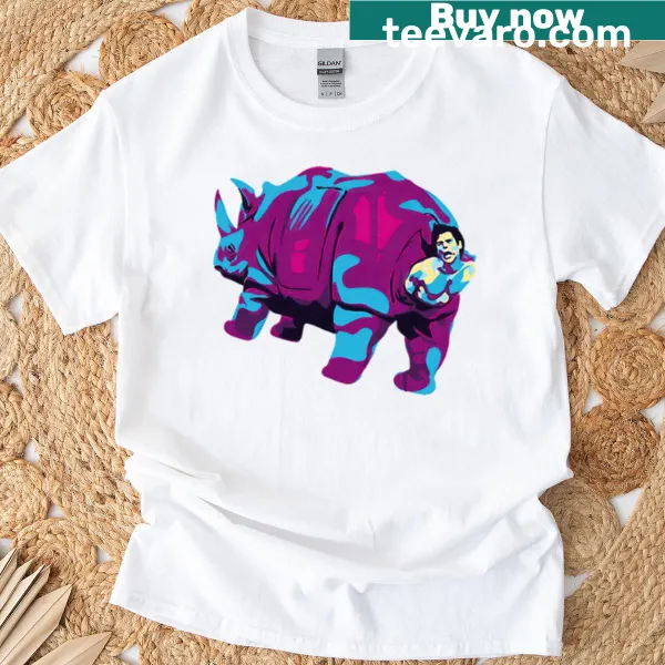 Retro Ace Rhino t-shirt featuring nostalgic graphics