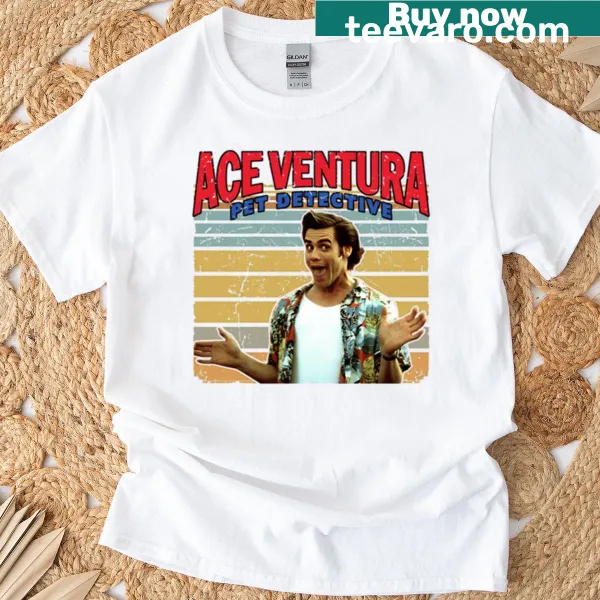 Ace Ventura Pet Detective t-shirt with classic film graphics
