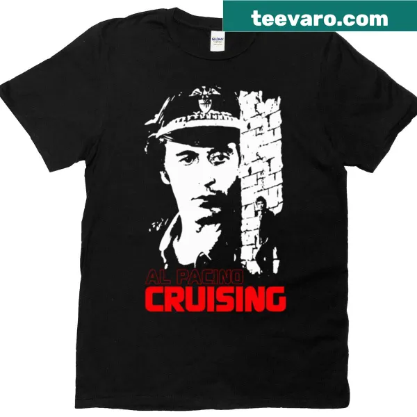 Illustration of a classic cruising scene with Al Pacino theme