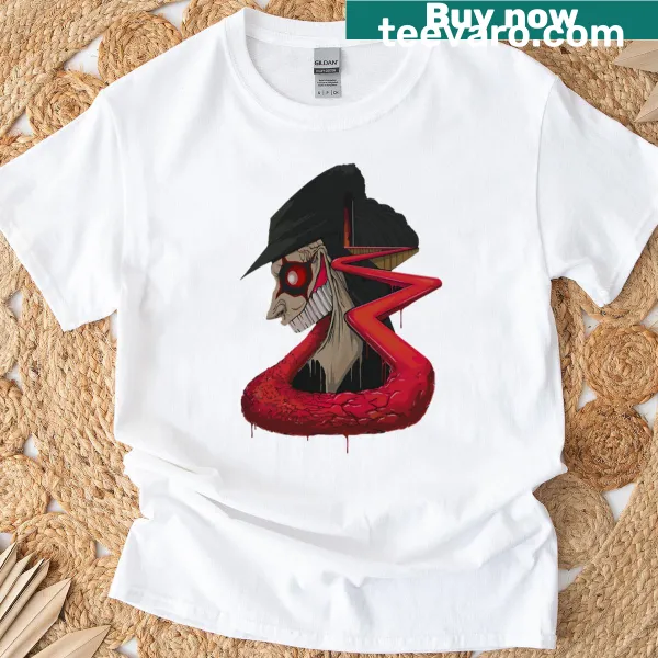 T-shirt featuring bold graphics representing Avatar metal band