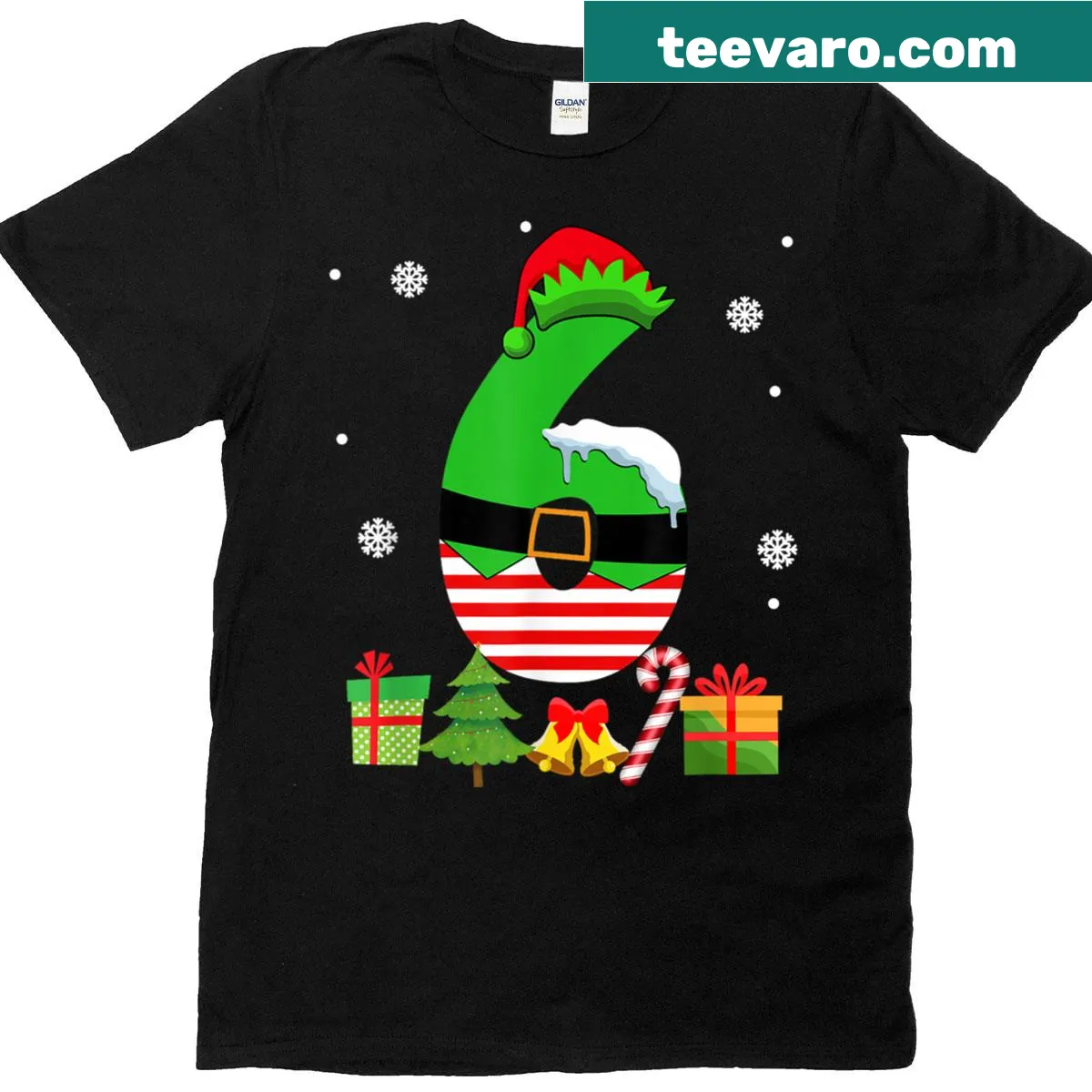 Whimsical holiday illustration based on family meme on a t-shirt. — on a men's t-shirt