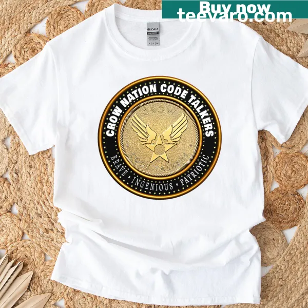 Vintage-style Crow Nation Code Talkers T-shirt