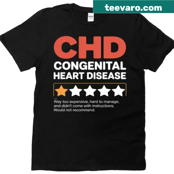 Bold text design promoting congenital heart disease awareness.