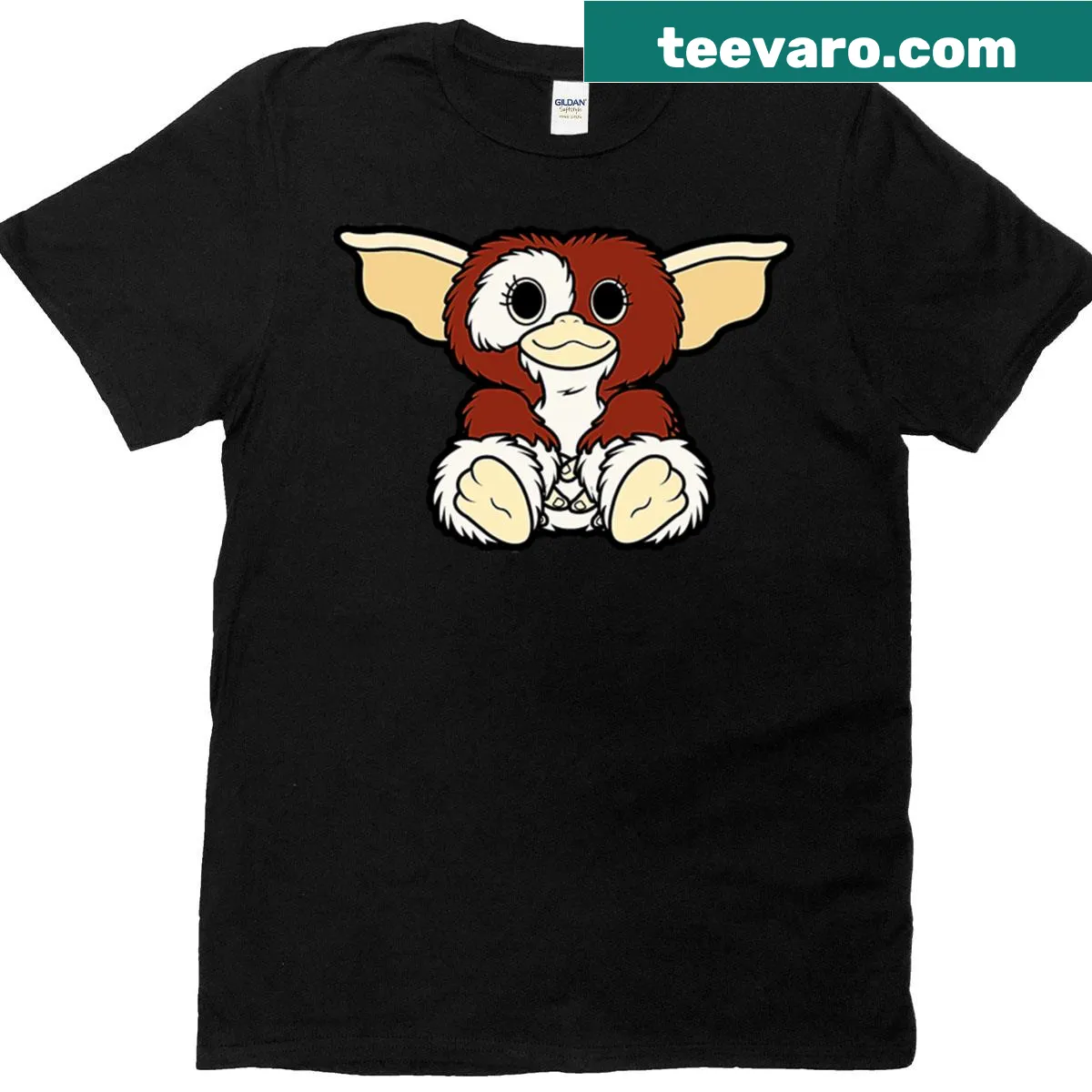 Playful T-shirt featuring cute gremlins — on a men's t-shirt