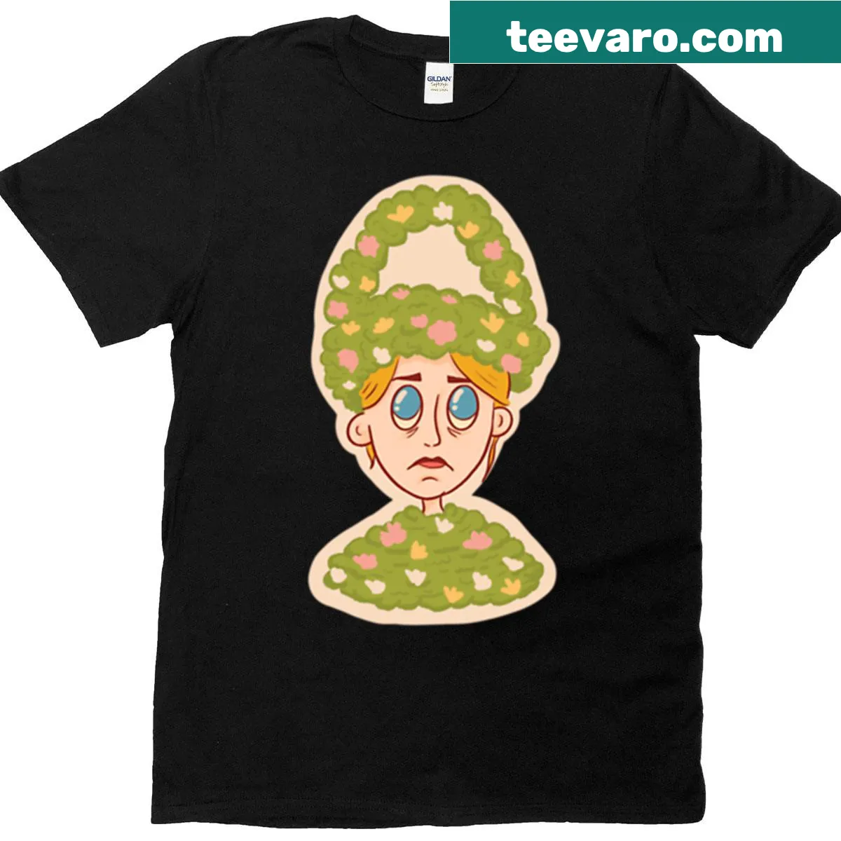 T-shirt featuring Dani as the May Queen from Midsommar — on a men's t-shirt
