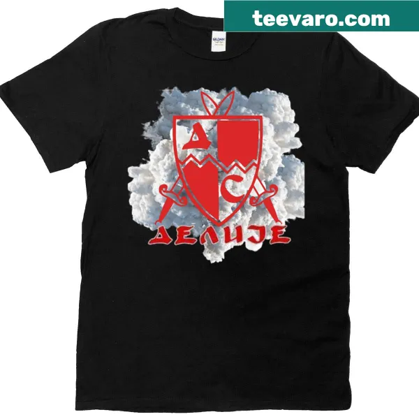 Delije Crvena Zvezda fan t-shirt with bold typography