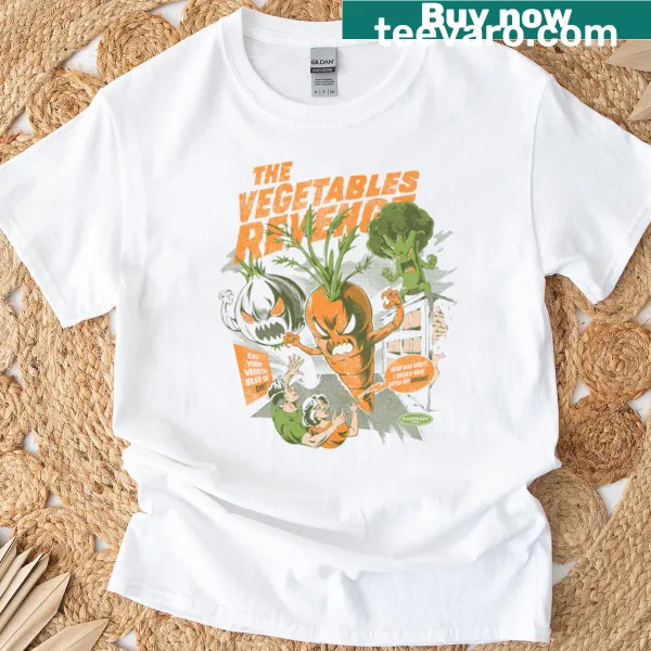 Playful graphic stating 'Eat Your Vegetables'