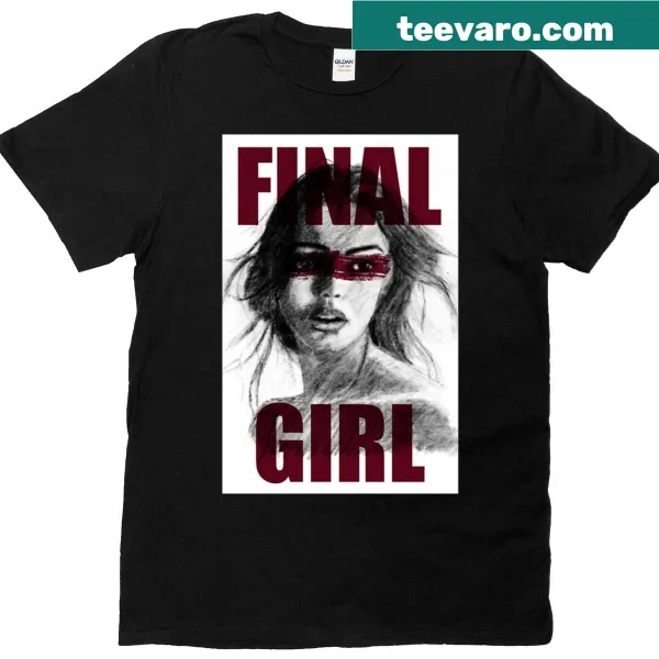 Bold Final Girl t-shirt celebrating horror film culture