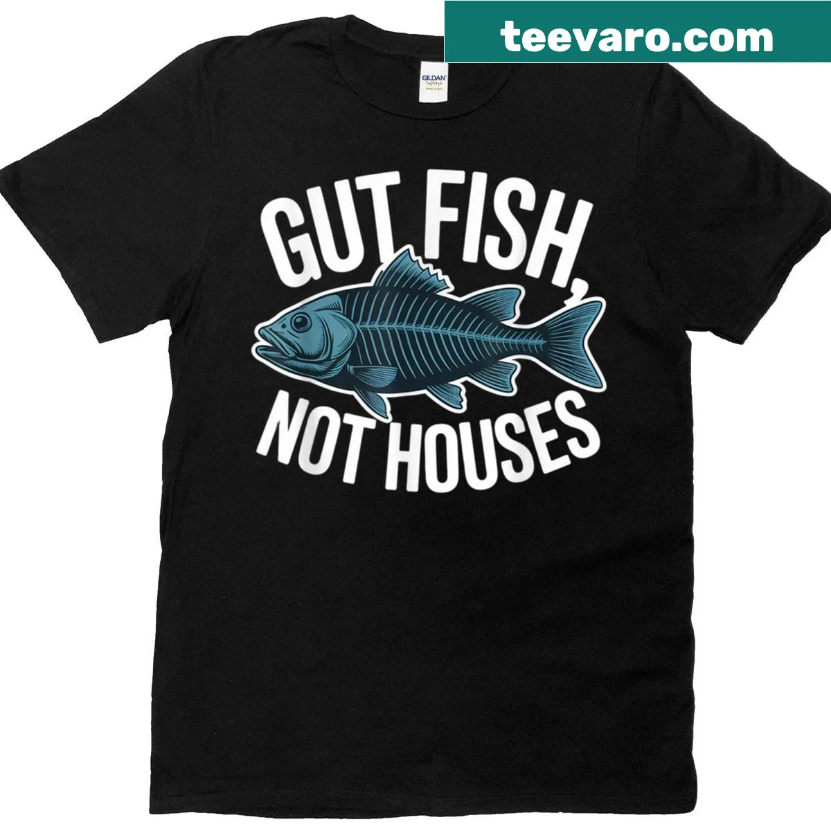 Funny tee promoting coastal conservation with marine life graphics — on a men's t-shirt