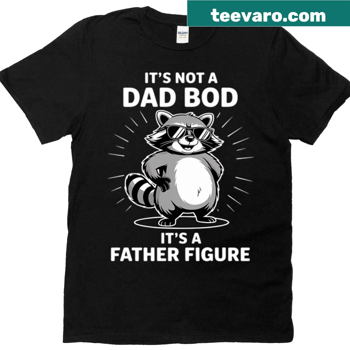Funny dad t-shirt with humorous text for Father's Day — on a men's t-shirt