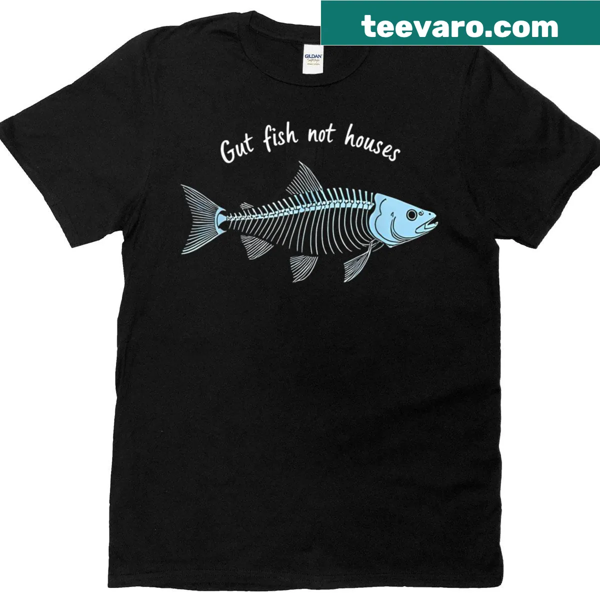 Funny fisherman T-shirt with humorous quote about fishing — on a men's t-shirt