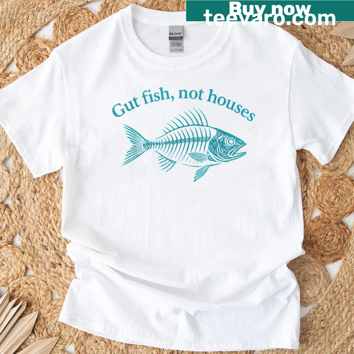 T-shirt promoting conservation with a message about historic homes — on a men's t-shirt