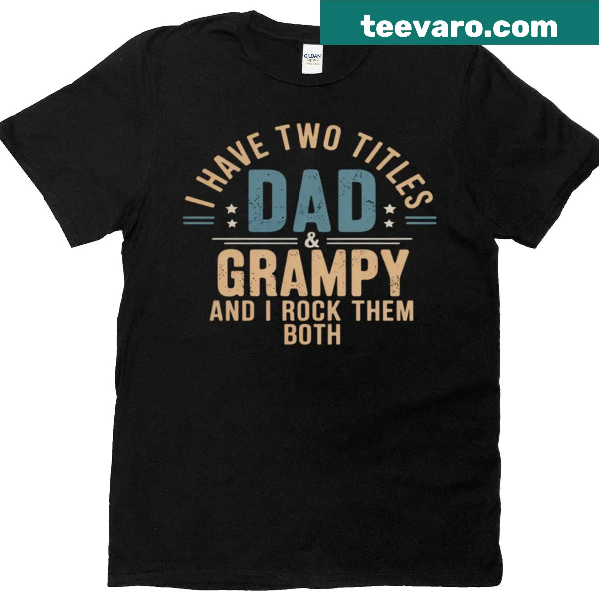 T-shirt for Grampy highlighting his titles — on a men's t-shirt
